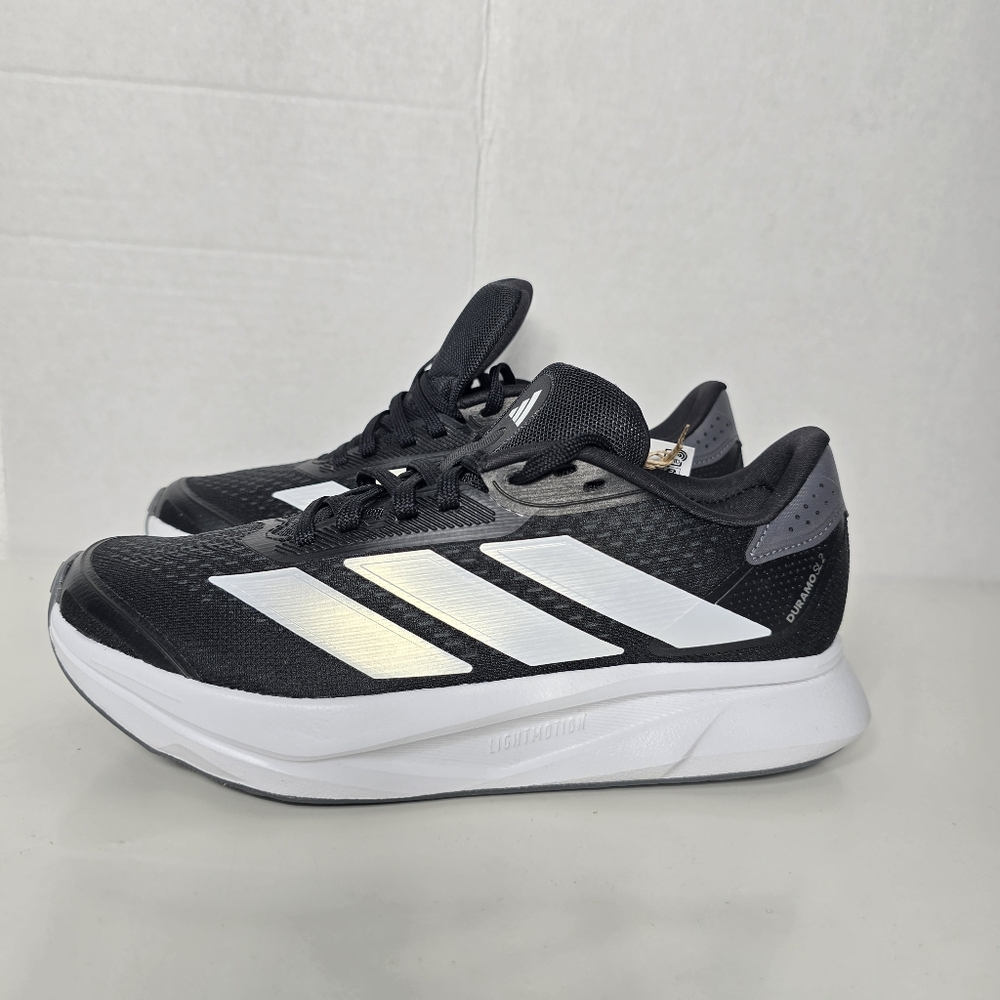 ADIDAS DURAMO SL 2 BLACK WHITE GRAY WOMEN'S RUNNING SHOES SIZE 7